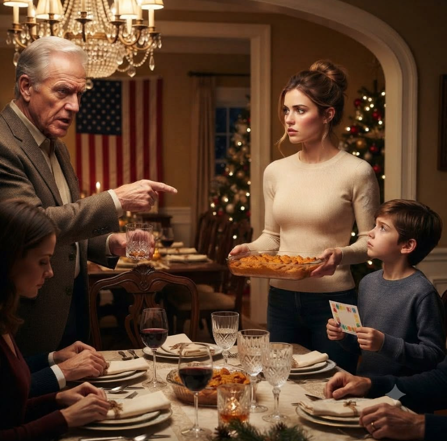 d.At Thanksgiving Dinner, My Father Made My Wife Eat Outside With The “Help,” So I Took Our Son And Left Without Raising My Voice… By Morning, He Learned The House, The Bills, And His Perfect Retirement Had Been Standing On My Signature, Not His Pride Alone