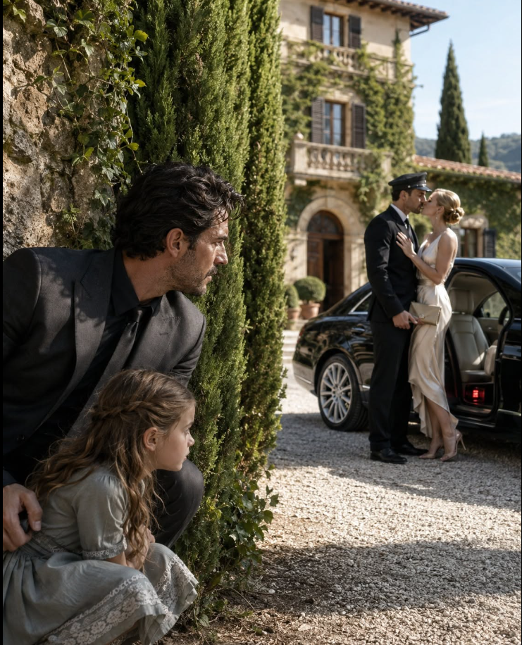 A 7-Year-Old Girl Told the Mafia Boss to Hide—Minutes Later, He Saw His Wife Kissing the Man Sent to Kill Him
