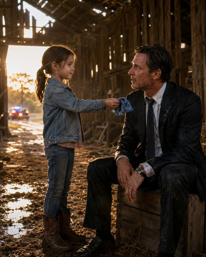 A BEGGAR GIRL DISCOVERS A MILLIONAIRE LEFT ALONE IN A BARN — HIS ACTION CHANGES HER LIFE