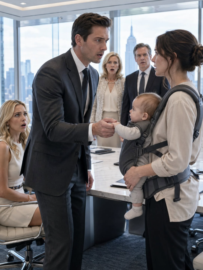 The day I walked into my billionaire husband's divorce hearing with the daughter he never knew existed asleep in my arms, I watched the most powerful man in the room lose the one thing money could never replace