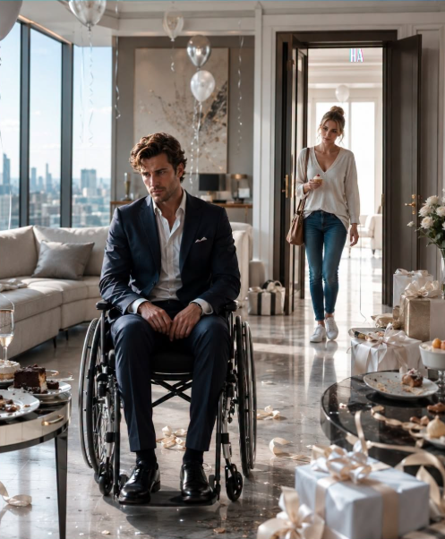 Everyone Abandoned the Paralyzed Korean Billionaire on His Birthday Until a Single Mother Walked In With a Crushed Cupcake