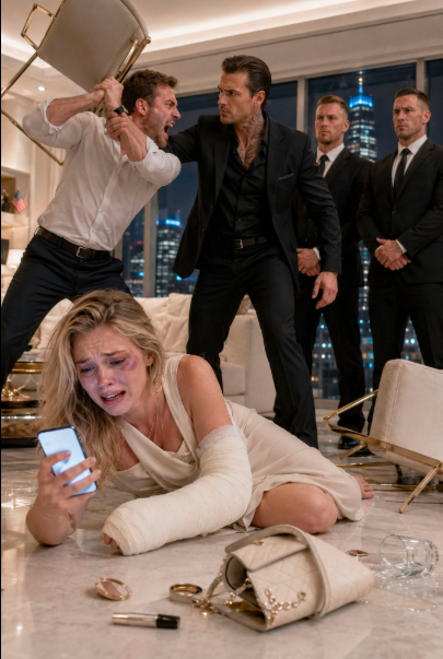 She Texted “He Broke My Arm” to the Wrong Number—But When a Chicago Mafia Boss Replied “I’m On My Way,”..