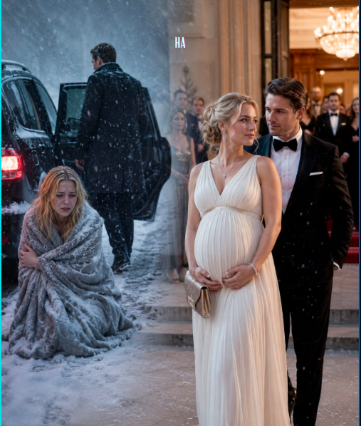 My Husband Left Me in a Blizzard Because I Couldn’t Give Him a Child, but Six Months Later I Walked Into His Gala Pregnant With Another Man’s Twins
