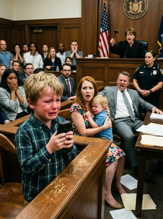 The judge asked my 9-year-old son which parent he wanted, and my wealthy husband smiled because he thought his perfect documents had already beaten me—