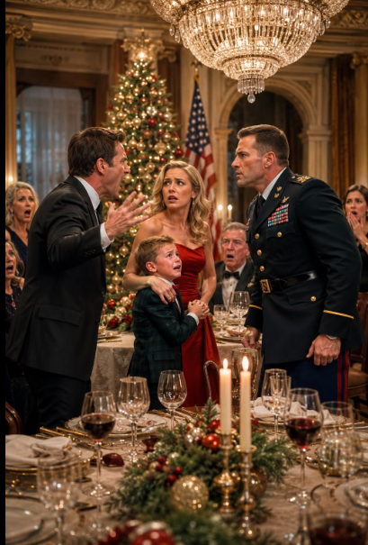 64.My Brother Slapped My Six-Year-Old At Christmas Dinner And Called Him “Undisciplined”—But When My Soldier Husband Stood Up...