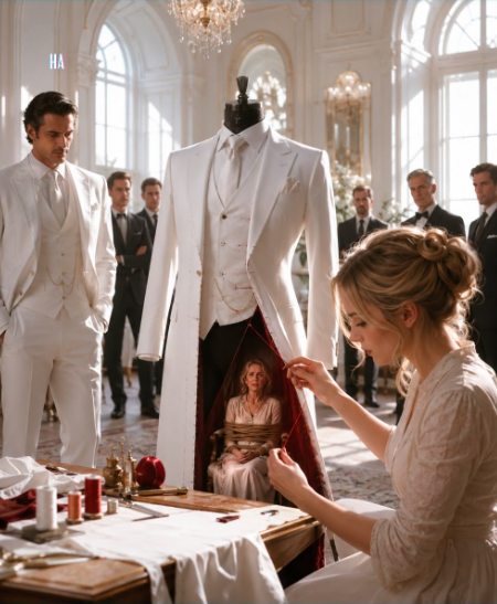 Everyone praised the mafia boss’s wedding suit until the seamstress cut one red thread and found the trap meant for his mother