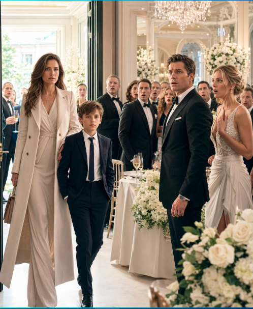 The billionaire CEO was celebrating his engagement when his ex walked in with the son he denied for nine years
