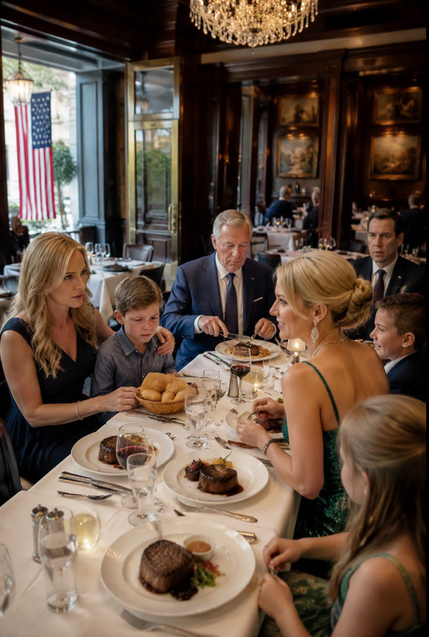 The night my family served every grandchild a hundred-dollar steak except my nine-year-old son, I finally understood that their cruelty was not careless