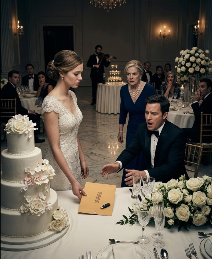 My groom dumped me in my wedding dress outside the chapel doors, with his mother clutching her pearls and a sealed federal envelope in my purse.