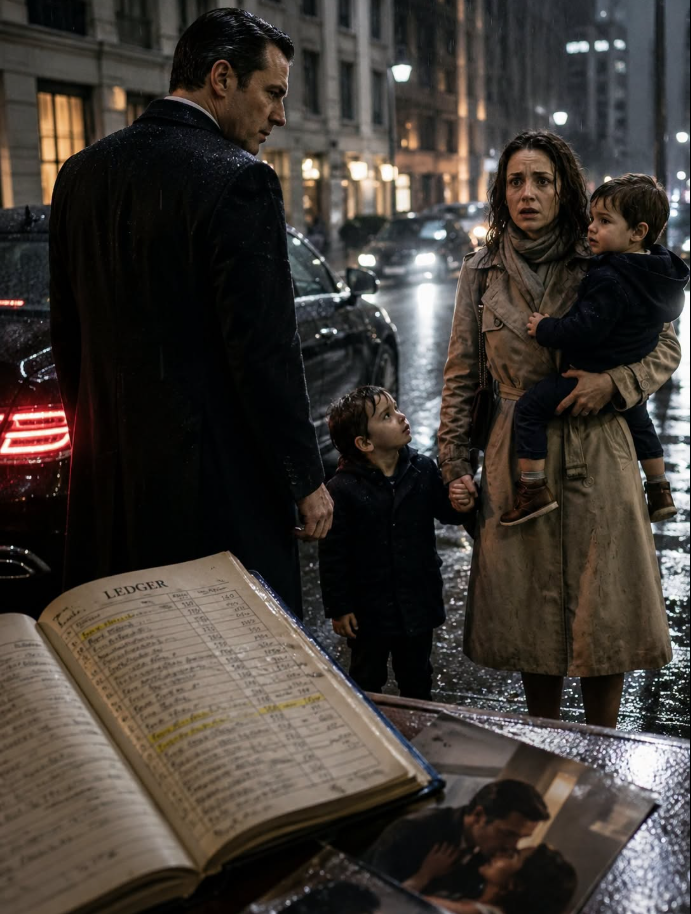 I Vanished After Finding My Mafia Lover’s Hidden Ledger—Three Years Later He Saw Me in the Rain With His Twins
