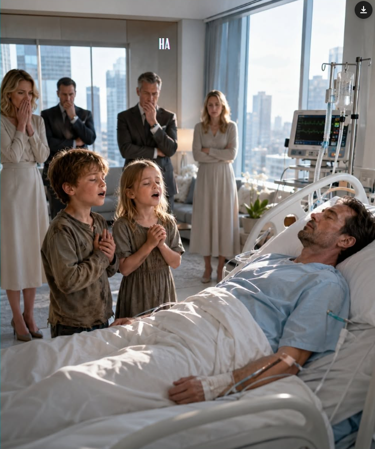 Everyone Said the Millionaire Would Never Wake Up Until Two Poor Children Sang the Song His Family Tried to Bury