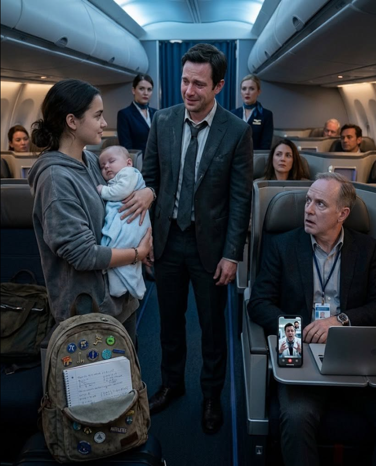 For three hours, my six-month-old daughter screamed in first class while a cabin full of strangers watched me fail.