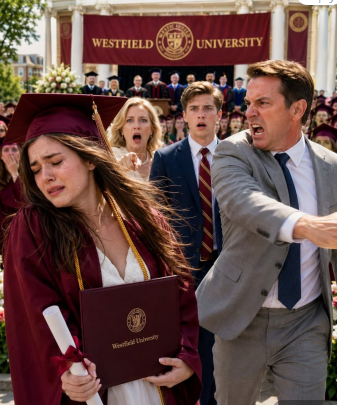 "The hardest slap I received on graduation day wasn't from my father's hand—it was the truth he had spent twenty-two years trying to hide.""""