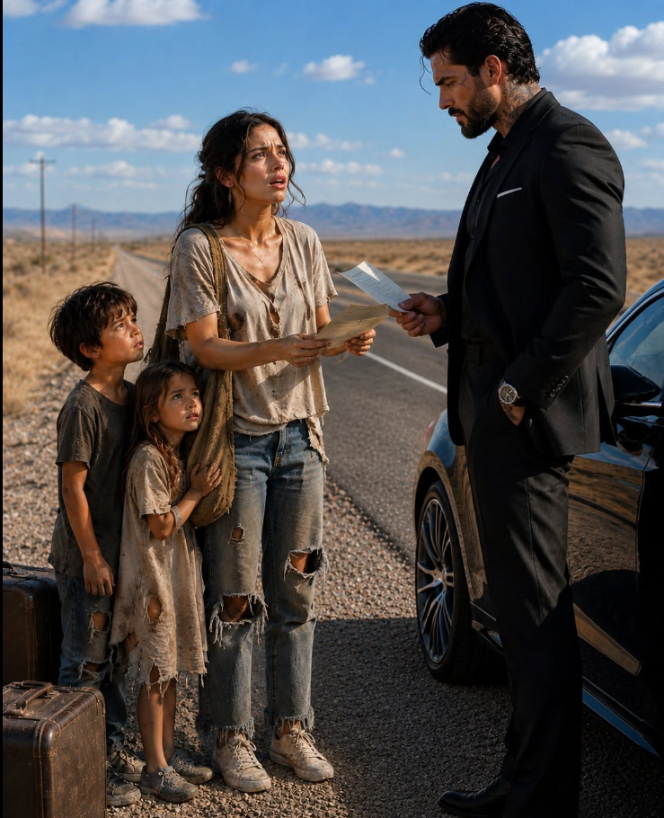 They laughed as I stood stranded on a deserted highway with my two hungry children, convinced life had finally defeated me. Then