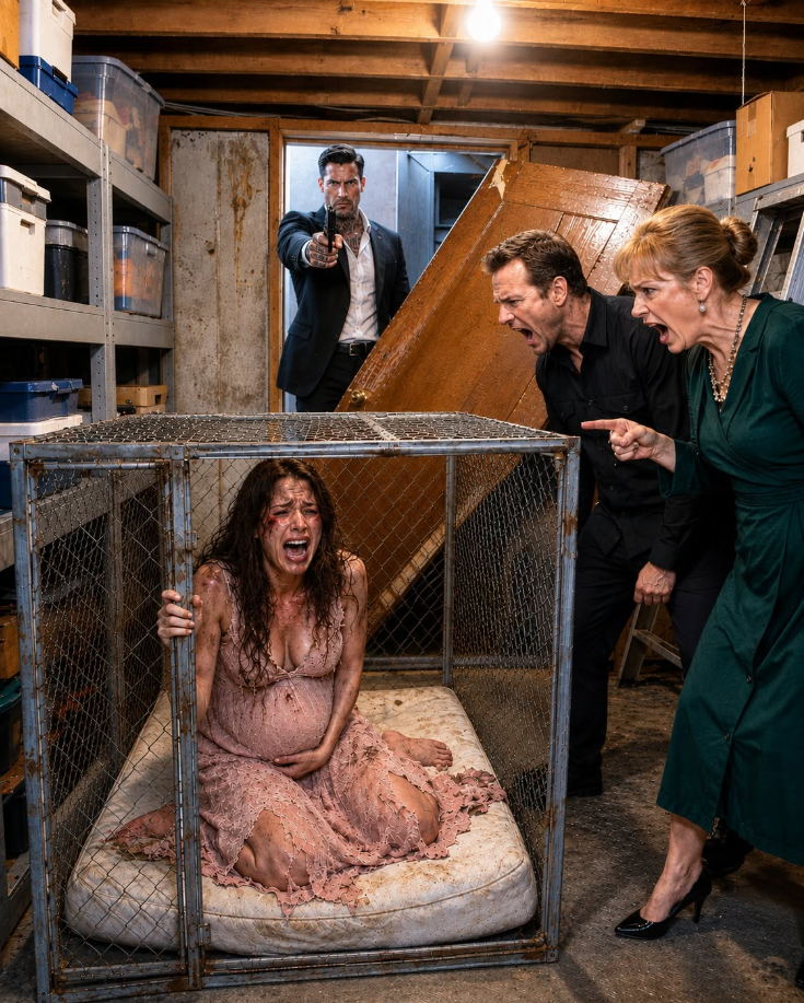 I didn’t realize my husband had turned a dog cage into my grave until he welded the door shut, locked me inside our basement naked, nine months pregnant, and bleeding