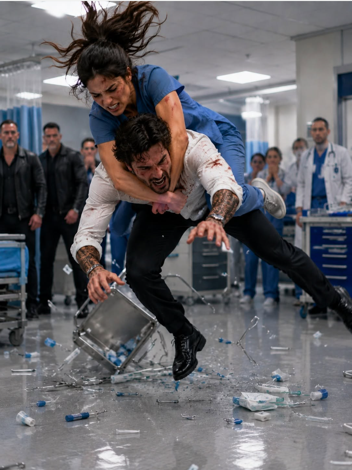 A spoiled mafia heir stormed into the ER, shoved terrified patients aside, and tried to humiliate me in front of the entire hospital because I refused to treat him first. Nobody expected the quiet doctor beside me to fight back in self-defense, or that one reckless decision would ignite a confrontation powerful enough to shake everyone in that emergency room.
