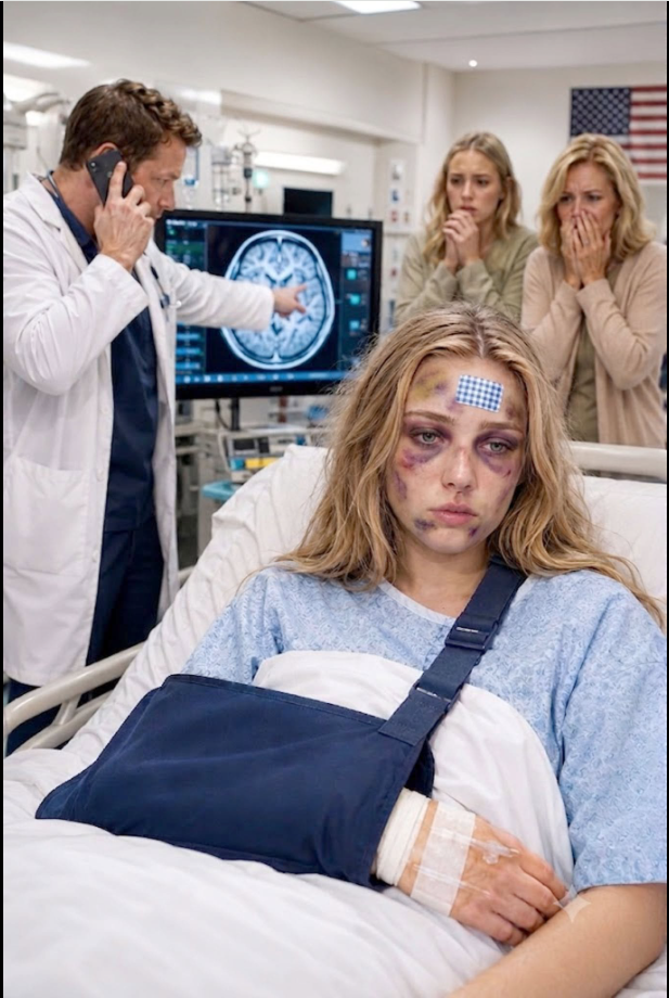 My Cousin Pushed Me Down the Stairs and Laughed—But When the ER Doctor Saw 17 Bone Fractures on My MRI, He Locked the Door and Dialed 911...