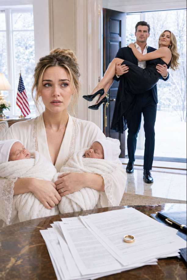 Three Days After I Left The Military Hospital With Newborn Twins, My Husband Walked In Holding Another Woman And Threw Divorce Papers At Me...