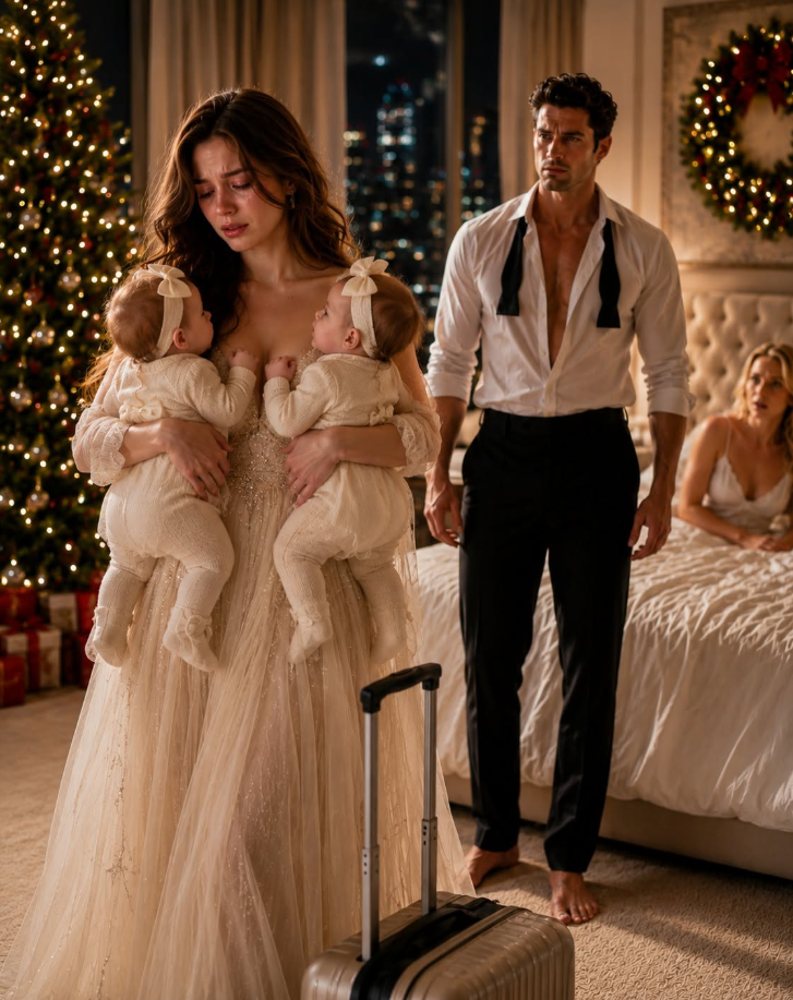 At 11:47 on Christmas Eve, my marriage ended with a photograph my husband never meant to send me. By sunrise, Cole would return to a silent apartment, an empty nursery, and two missing babies—and for the first time in his life, money would not be able to bring us back.