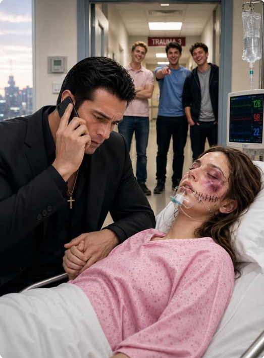 Three privileged college boys shattered my nineteen-year-old daughter’s jaw in six places, then laughed because they believed their families could buy her silence. What they didn’t know was that the quiet father standing beside her hospital bed was once the most feared anonymous mafia boss on the East Coast—and they had just dragged me out of retirement.