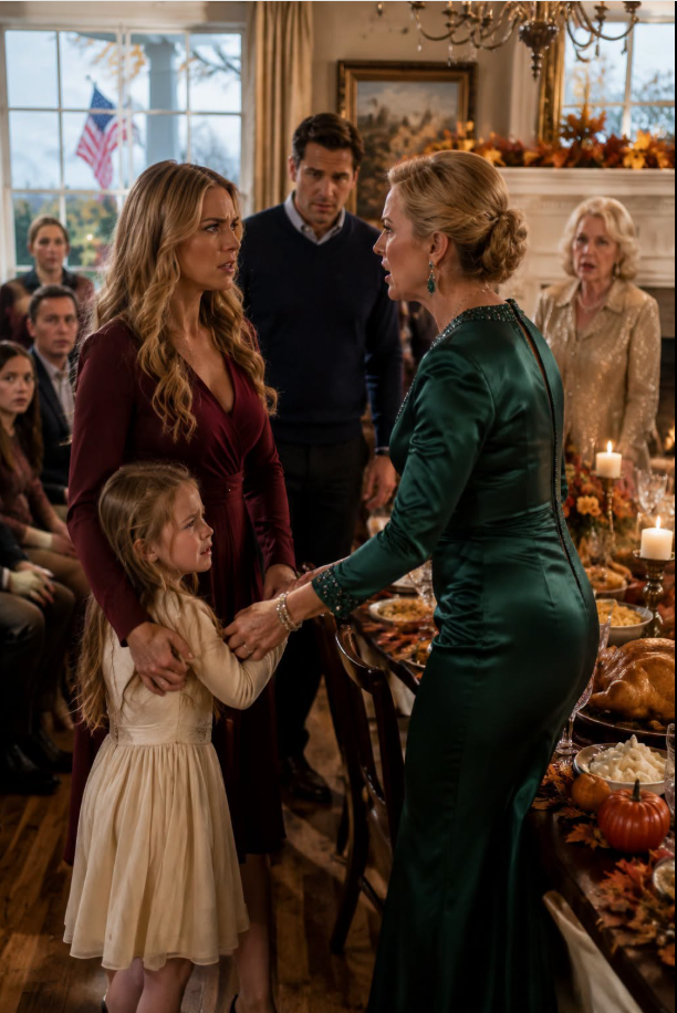 At Thanksgiving, my husband’s sister struck my eight-year-old daughter for refusing to surrender a toy, then dragged her toward the front door while thirteen adults watched in silence. My husband was one of them. I left with my child, but I did not leave empty-handed. In the weeks that followed, I uncovered forged consent, hidden debt, and a quiet financial grip my sister-in-law had wrapped around our home, our savings, and our daughter’s future. She believed family loyalty would protect her forever. By New Year’s Day, she learned that a mother’s silence can end—and paperwork can become a blade.