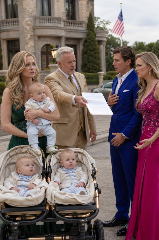 Millionaire Abandoned His Pregnant Wife for Her Sister—Nine Months Later, Her Triplets Inherited a Billion-Dollar Empire