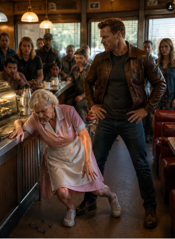 When a bu:lly sh0ved my 75-year-old mother during a confrontation in her North Carolina diner and warned he could do whatever he wanted,