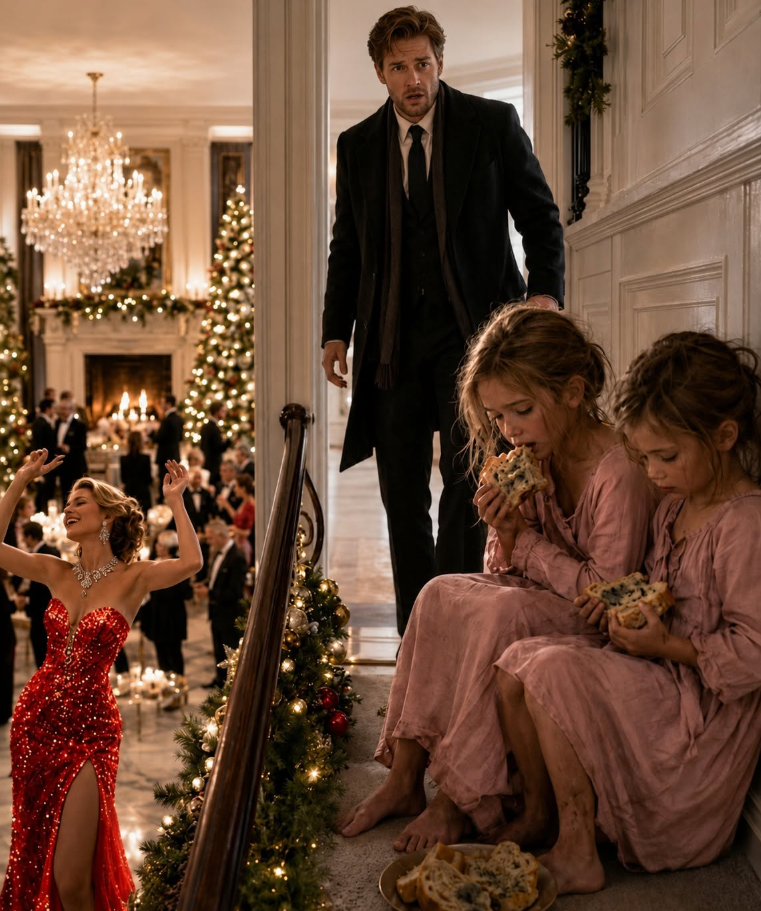 1"The millionaire came home for Christmas and found his little daughters eating moldy bread while his new wife danced in diamonds downstairs