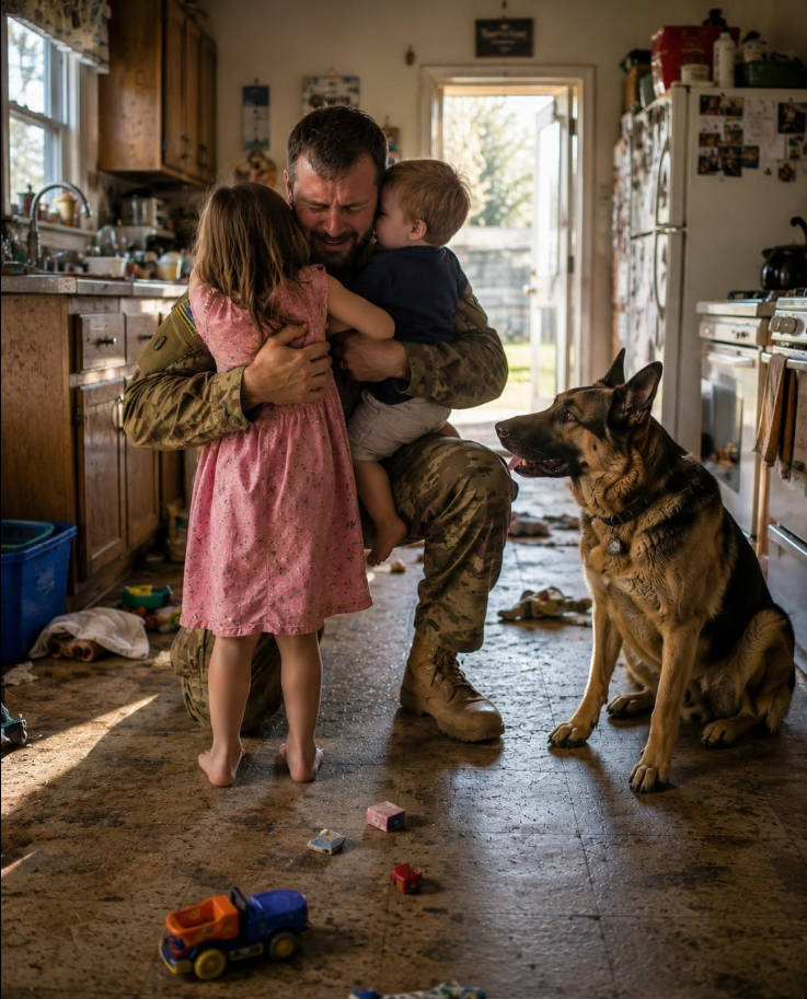 "I returned home after two long years expecting to find my children safe with their mother. What I actually found was an empty refrigerator, a faithful dog standing watch near the door, and two children trying to survive on their own. My daughter looked up at me and softly said, “Mom left, and I’ve been taking care of my little brother.” Then I opened a bank envelope and discovered that the nightmare was far from over.