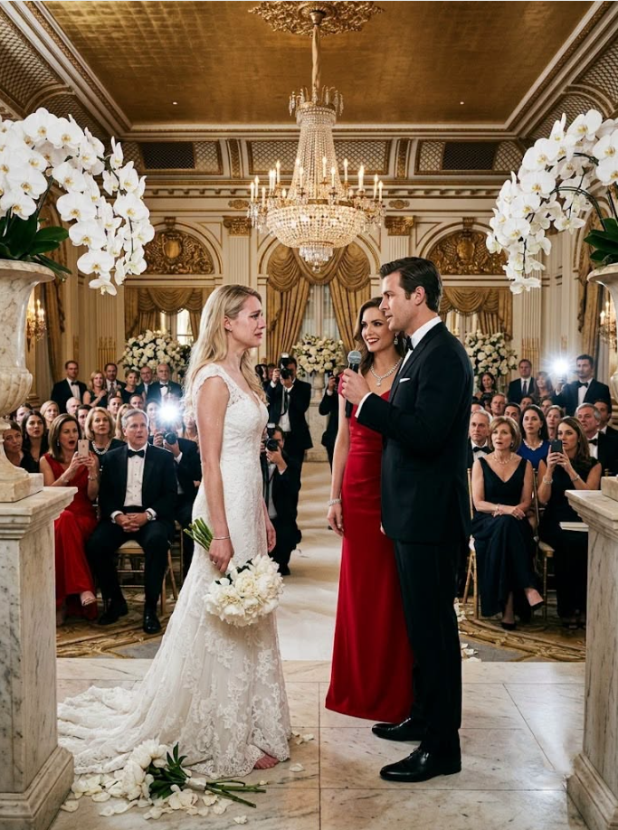 The first thing Clara Higgins heard when she reached the altar was not the priest asking her to repeat her vows.