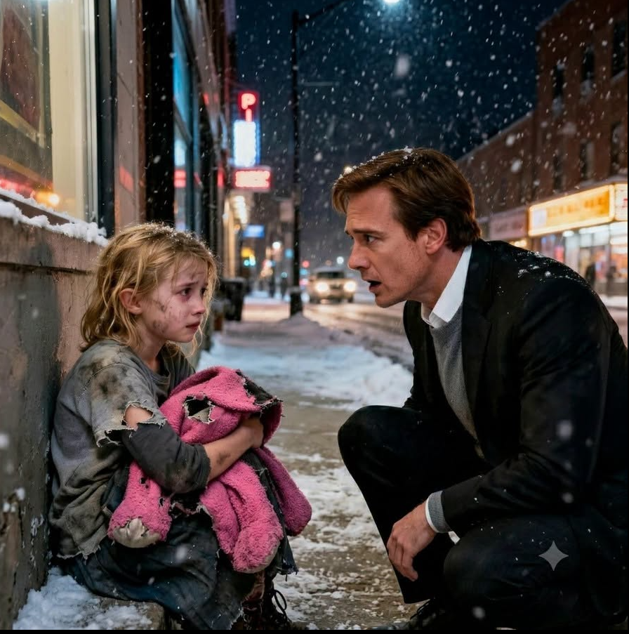 A Poor Little Girl Clutched Her Coat in the Freezing Cold—Then a Millionaire Learned Why...