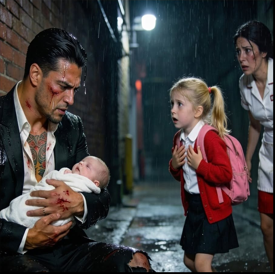 A Hungry Girl Found Him Shot With a Baby in His Arms—Unaware He Was the Mafia Boss