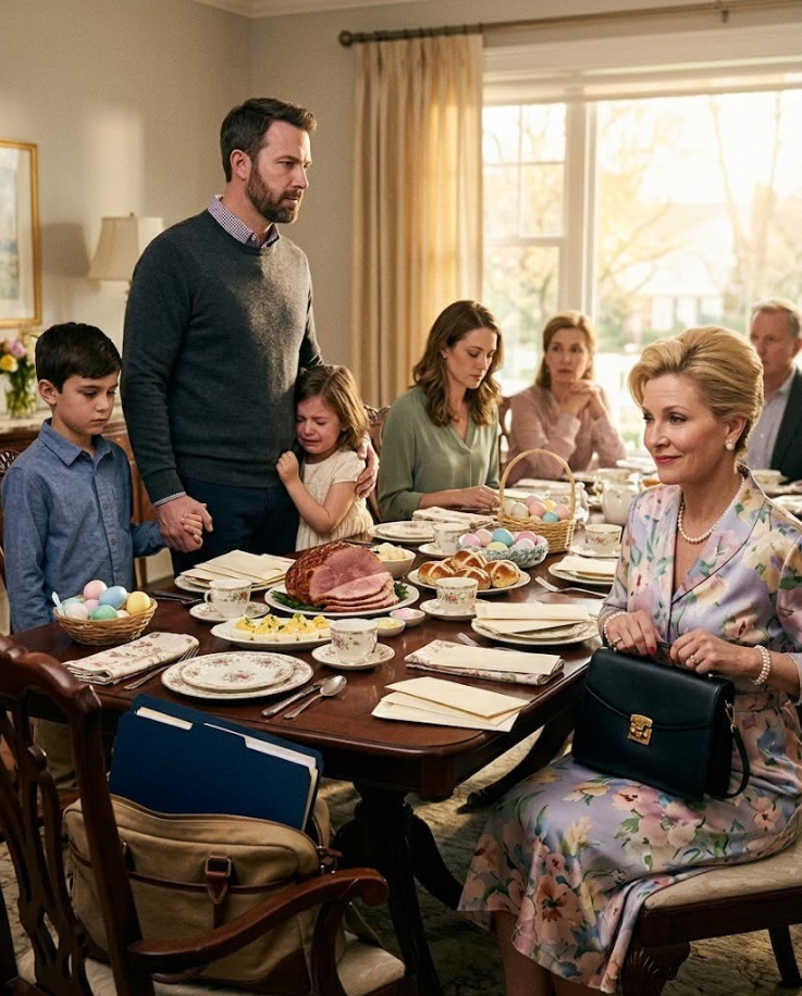 My aunt handed every child at Easter dinner a $500 envelope—then closed her designer purse in front of my ten-year-old son and seven-year-old daughter.