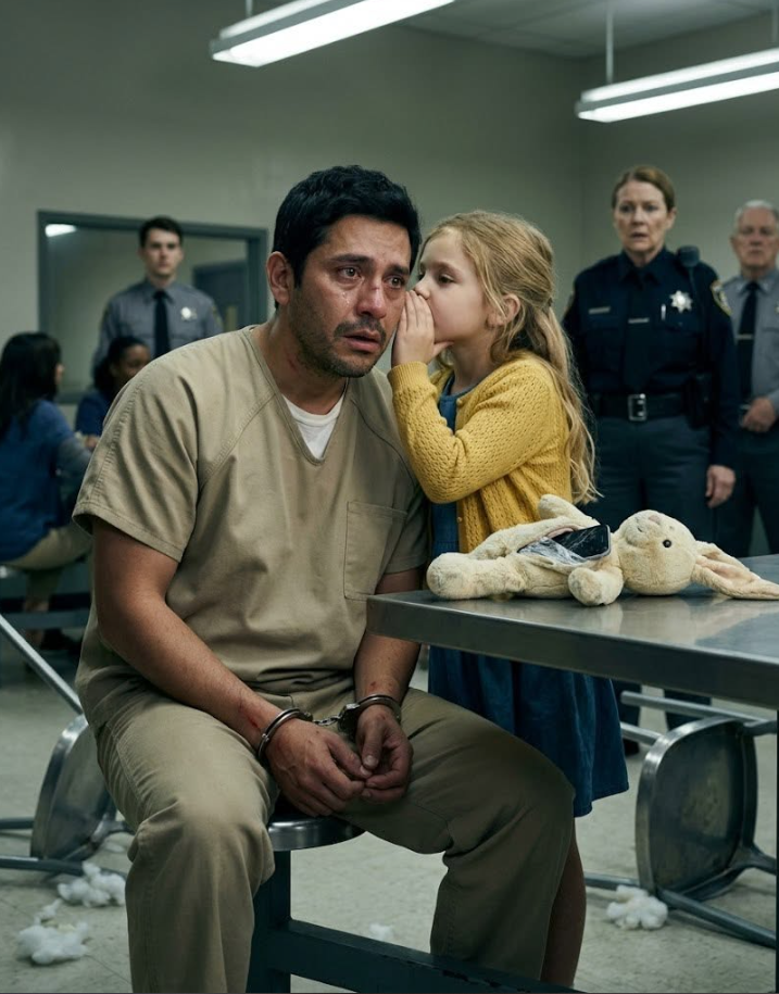 At 6:00 a.m., on the morning the prison planned to execute Ramiro Fuentes for murdering his wife, he asked for one last thing: to see his eight-year-old daughter. Three hours later, little Salomé leaned into his ear and whispered that her mother had hidden the real proof inside Bunny, the stuffed rabbit she never let go. Ramiro went white, kicked back his chair, and screamed that he could finally prove he was innocent.