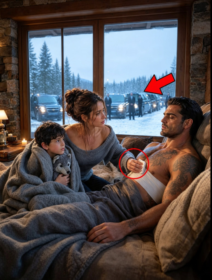 She Took In a Wounded Mafia Boss and His Freezing Son — At Dawn, 420 SUVs Waited Outside