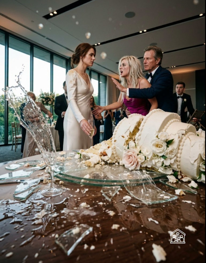 My sister threw champagne across my wedding, shoved a six-tier cake onto the floor, and screamed that I deserved to be humiliated.