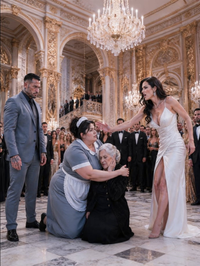 THEY CALLED THE PLUS-SIZE MAID A CLUMSY NOBODY—UNTIL SHE TOOK A POISONED SLAP FOR THE MAFIA QUEEN AND THE CITY’S MOST FEARED BOSS SAID, “TOUCH HER AGAIN AND YOU DECLARE WAR ON ME”