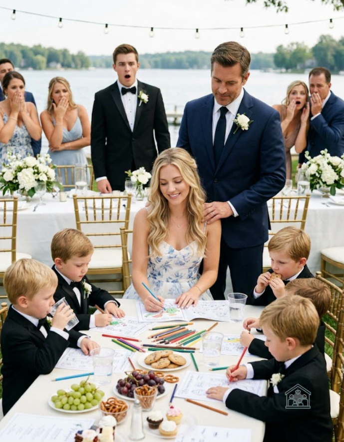My brother put me at the children’s table during his wedding and murmured, “Don’t ruin the image.” Then everything changed when the billionaire executive he was desperate to impress took the seat beside me and destroyed the humiliation he had arranged.