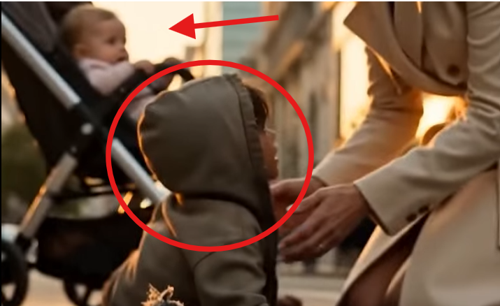 “Move. You’re blocking the store.” The woman didn’t even stop after her heel kicked the boy’s paper cup.