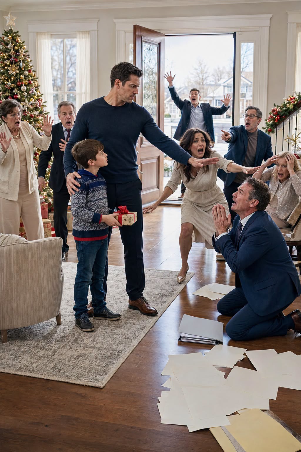 On Christmas Morning, My Son Asked, “Is There a Gift for Me?” My New Wife Said, “We Don’t Buy Things for Kids Who Don’t Belong Here.” Her Brother Laughed. The Next Day, He Begged Me for $80,000.