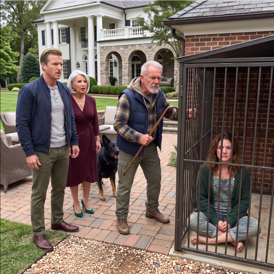 I Discovered My Daughter Locked Inside A Freezing Dog Kennel At Her Wealthy In-Laws' Estate.