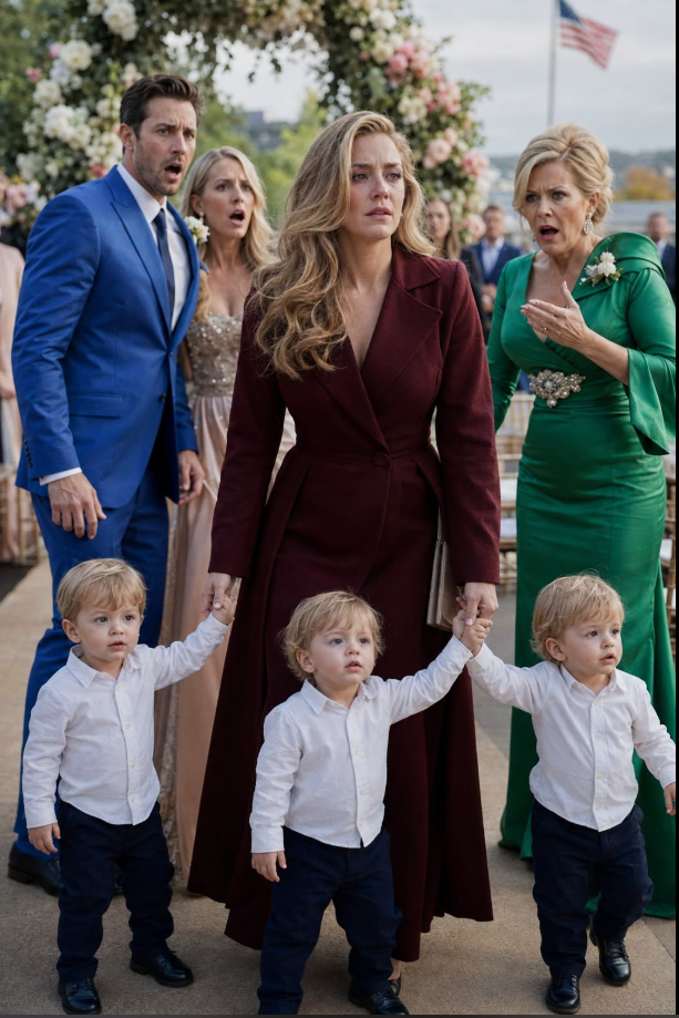 His Family Invited His “Barren” Ex-Wife to Watch Him Marry an Heiress—Then She Walked In With Triplets Who Shared His Face