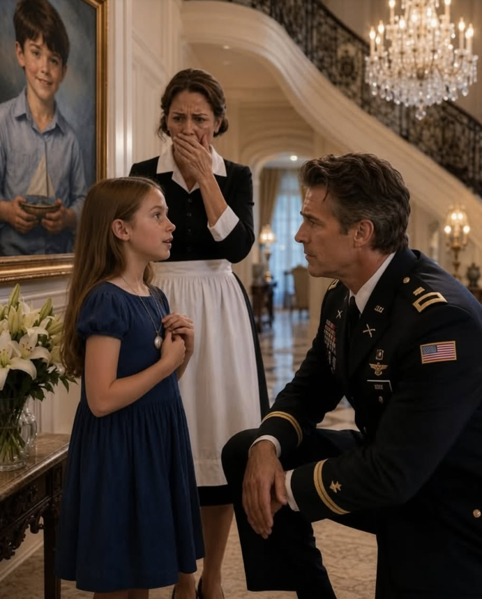 "The day I finally convinced myself my son was gone forever, my housekeeper's twelve-year-old daughter walked into my home, looked up at his portrait, and whispered, ""I know that little boy."" In a single heartbeat, ten years of grief gave way to something far more dangerous—hope. By the time she finished speaking, the soldier I thought had died inside me was ready to launch one last mission.