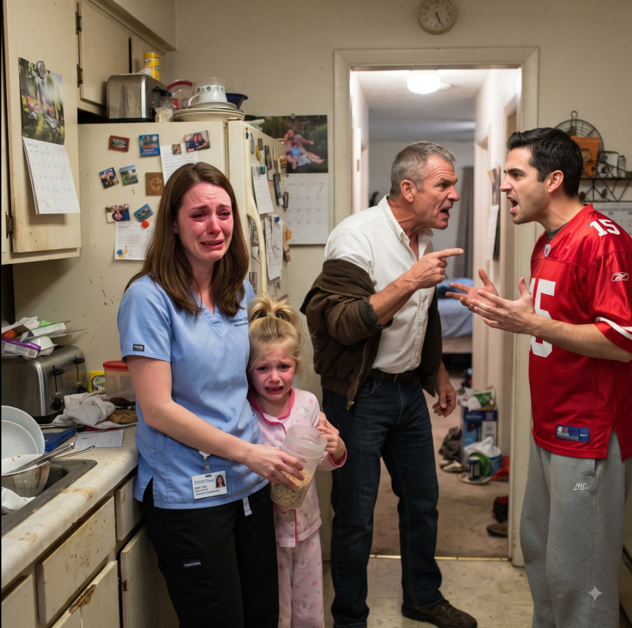 My Father Opened My Empty Fridge And Asked Why His Granddaughter Was Hungry When I Earned $3,000 A Month—Then My Husband Proudly Admitted He Had Given My Entire Salary To His Mother, And Dad Quietly Took Off His Jacket