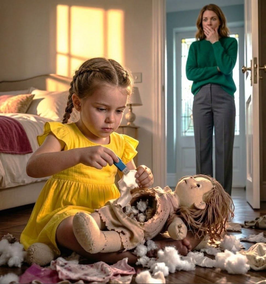 My ex left me for a millionaire and didn’t send a single dollar for our daughter for three years. Then, out of nowhere, he mailed her a dirty old doll. I almost threw it away… until I woke up at 3 a.m. and saw my little girl pulling something out of its stomach: “Save me. I’m being held captive.”