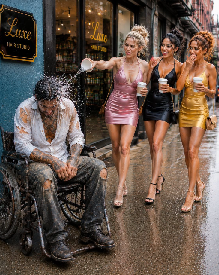 1."Mafia Boss Sat In A Broken Wheelchair Begging On Main Street — Then A Poor Baker's Daughter Knelt Down And Asked His Name