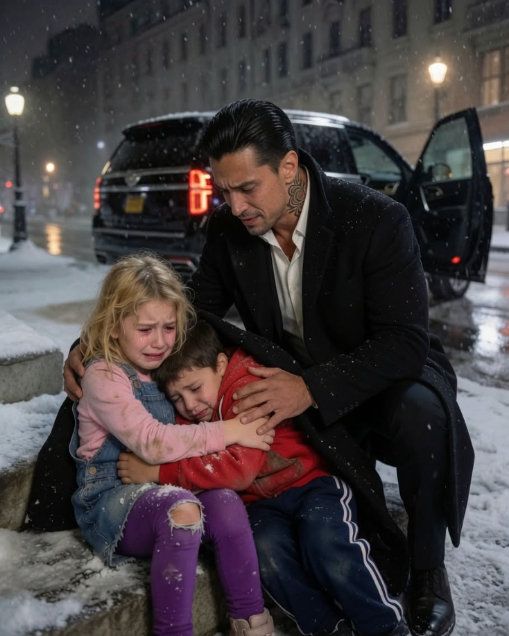 A 7-Year-Old Girl Sat Frozen Outside The Mafia Boss's Tower — Then She Said Six Words That Made The Devil Stop His Car
