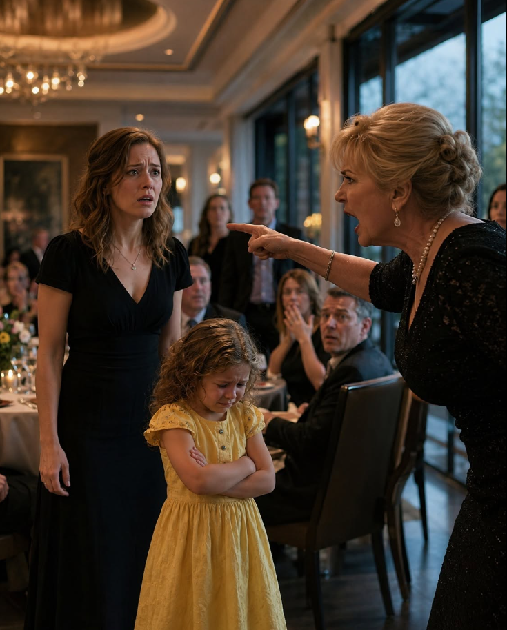 At her birthday toast, my mother pointed at my six-year-old adopted daughter and kicked her out: "You're not family." I didn't argue;