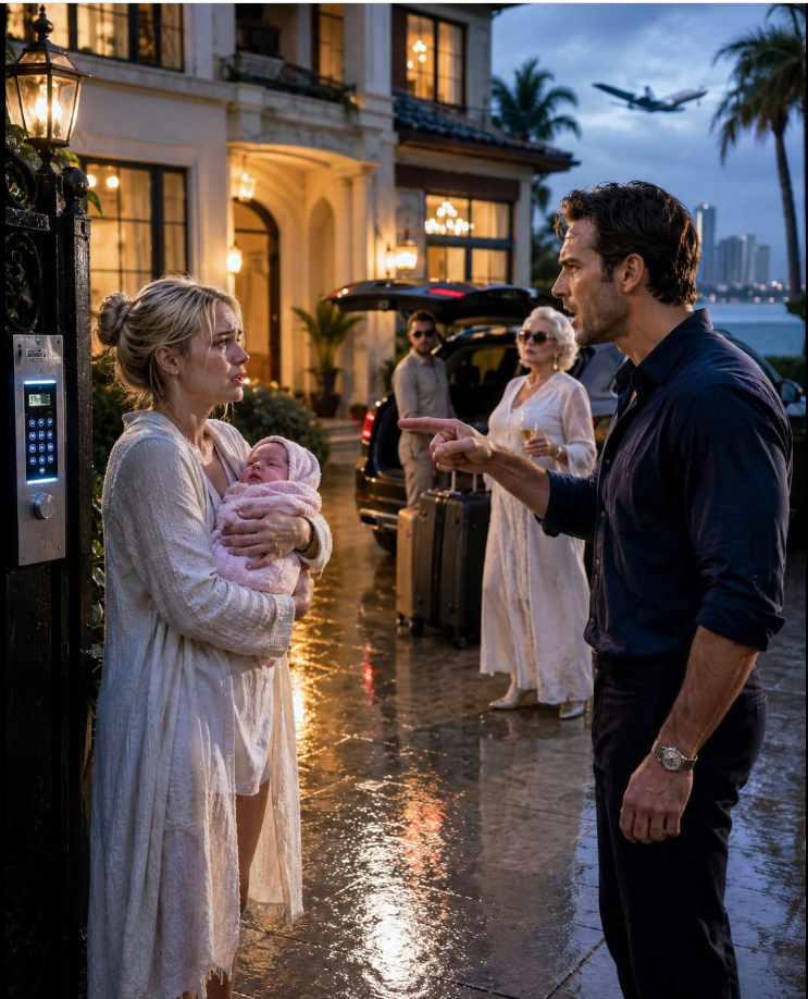 Only three days after I brought my newborn daughter home, my husband locked me out of the mansion I had owned long before he came into my life.