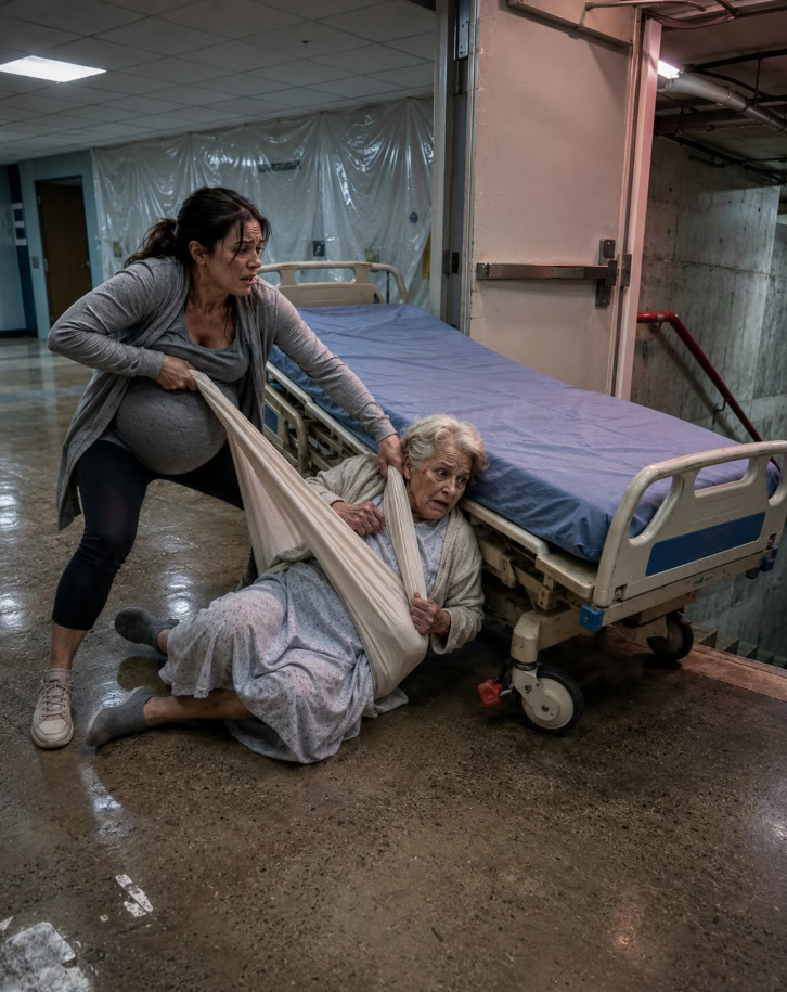The hospital bed was already rolling when Maya Torres realized no one was pushing it.